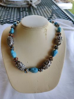 Vintage Turquoise Necklace Unique