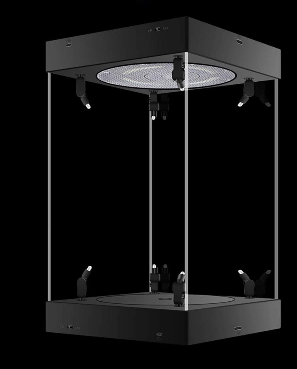 Phicen 1/6 Action Figure Display Box LED Spotlight with Rotating Base