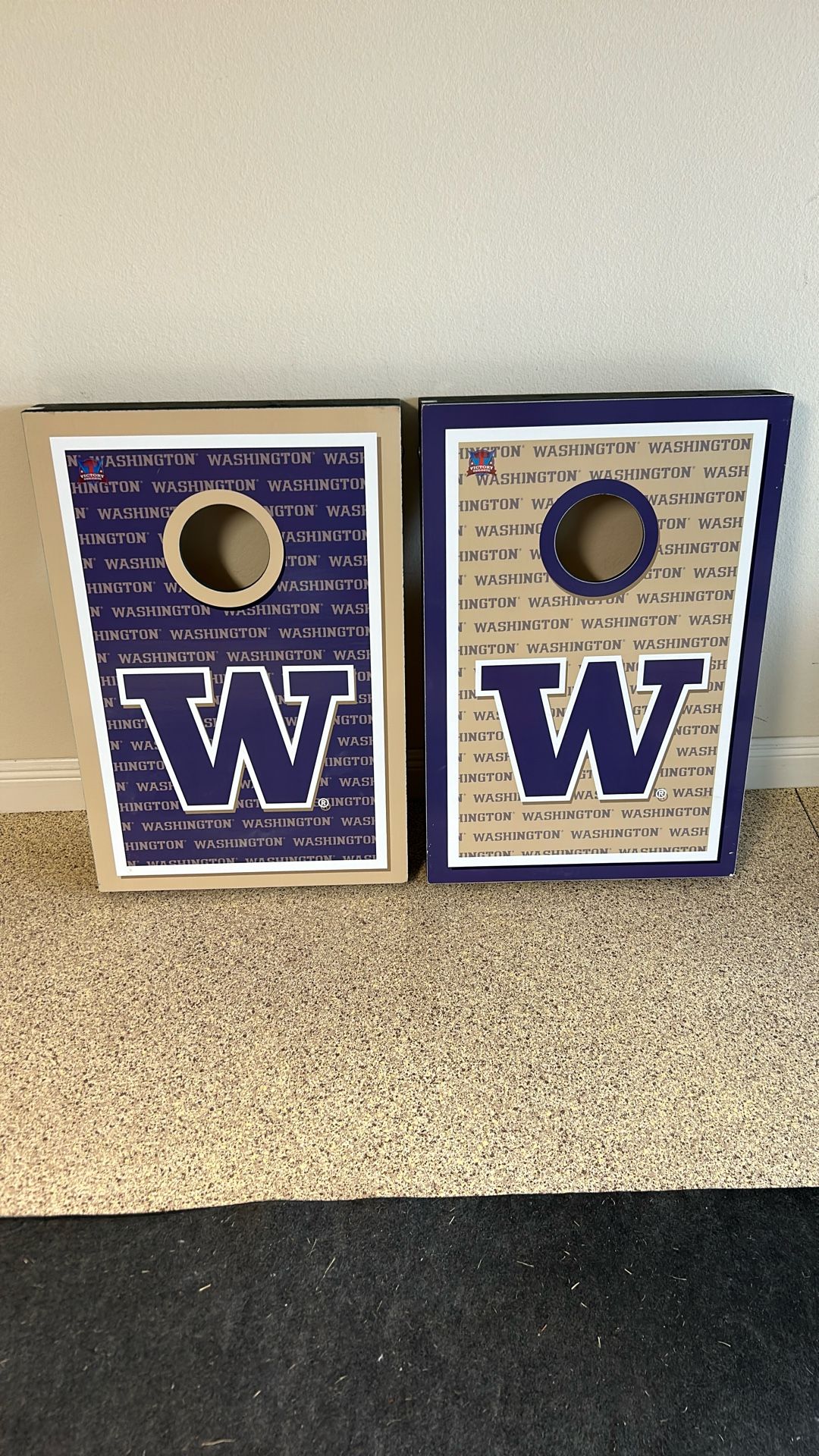 Washington Tailgate Corn Hole Boards