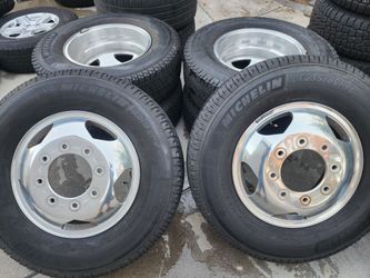 17" CHEVY GMC DUALLY WHEELS RIMS TIRES