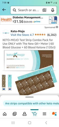 KETO-MOLO Test Strip  120 pcs