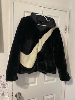 Nike faux fur jacket