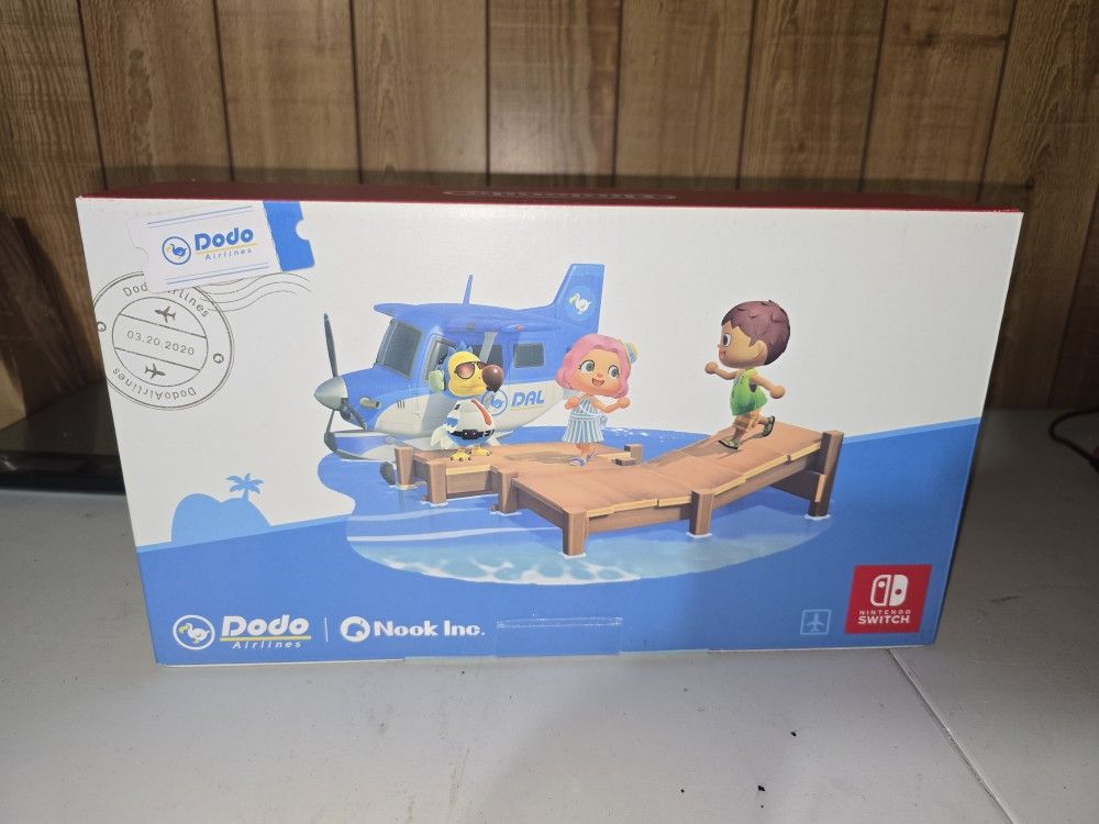 Nintendo Switch Animal Crossing Edition.
