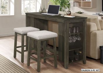 BAR TABLE 3-PC SET CLOSEOUT SALE