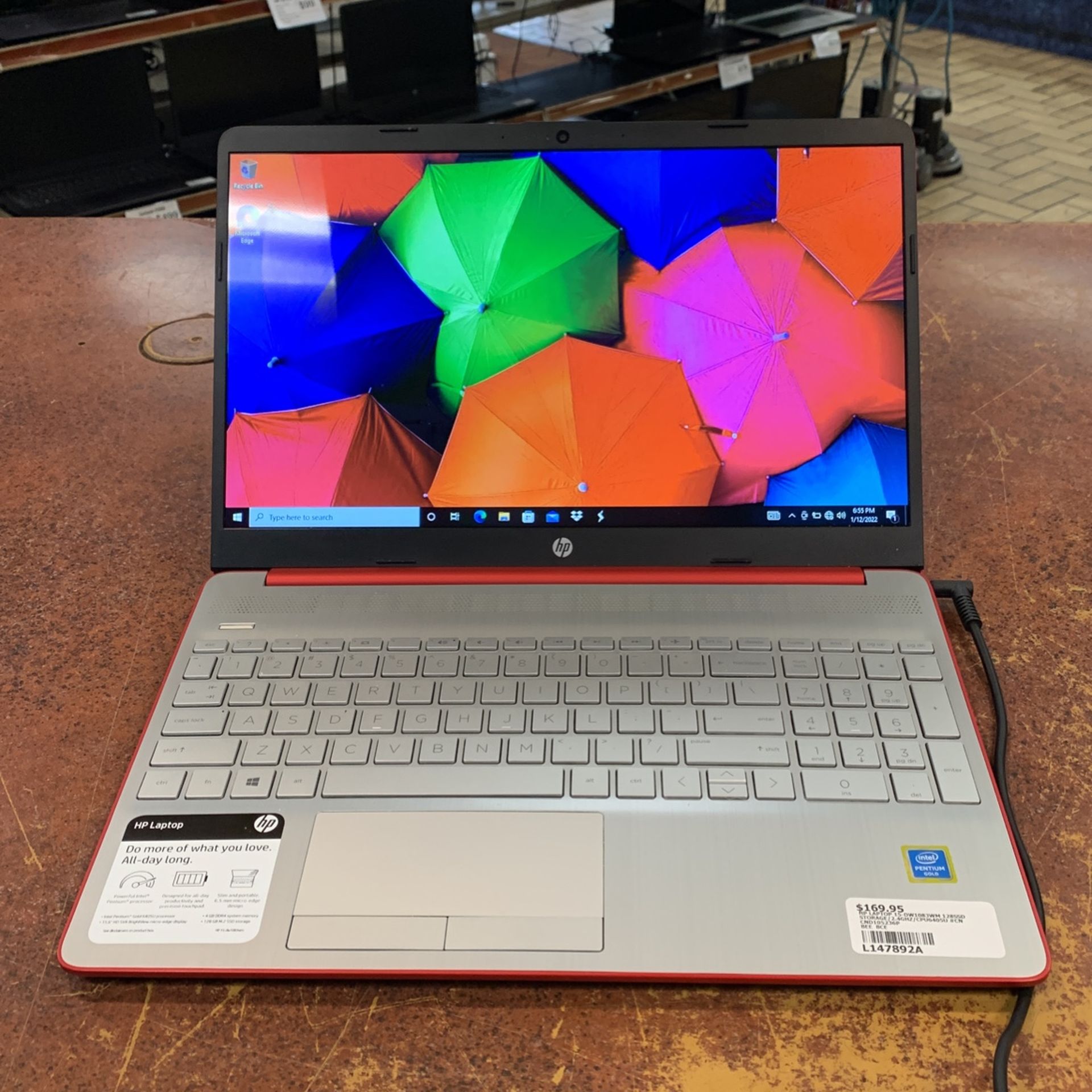 HP Laptop 128SSD 2.4Ghz w Charger,New Products : American Fashion Style Bags On Sale