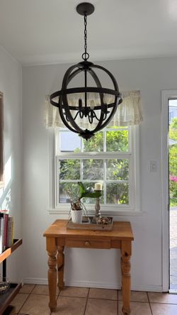 Iron Pendant Light globe