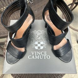 Vince Camuto Black Stiletto Sandals