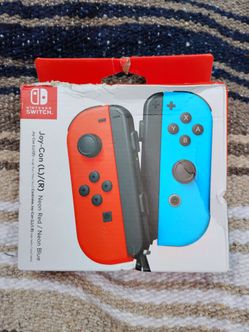 Nintendo Switch Joy-Con Neon Red and Blue