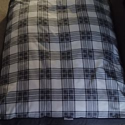 Dog Bed By My Pillow Gray & Black