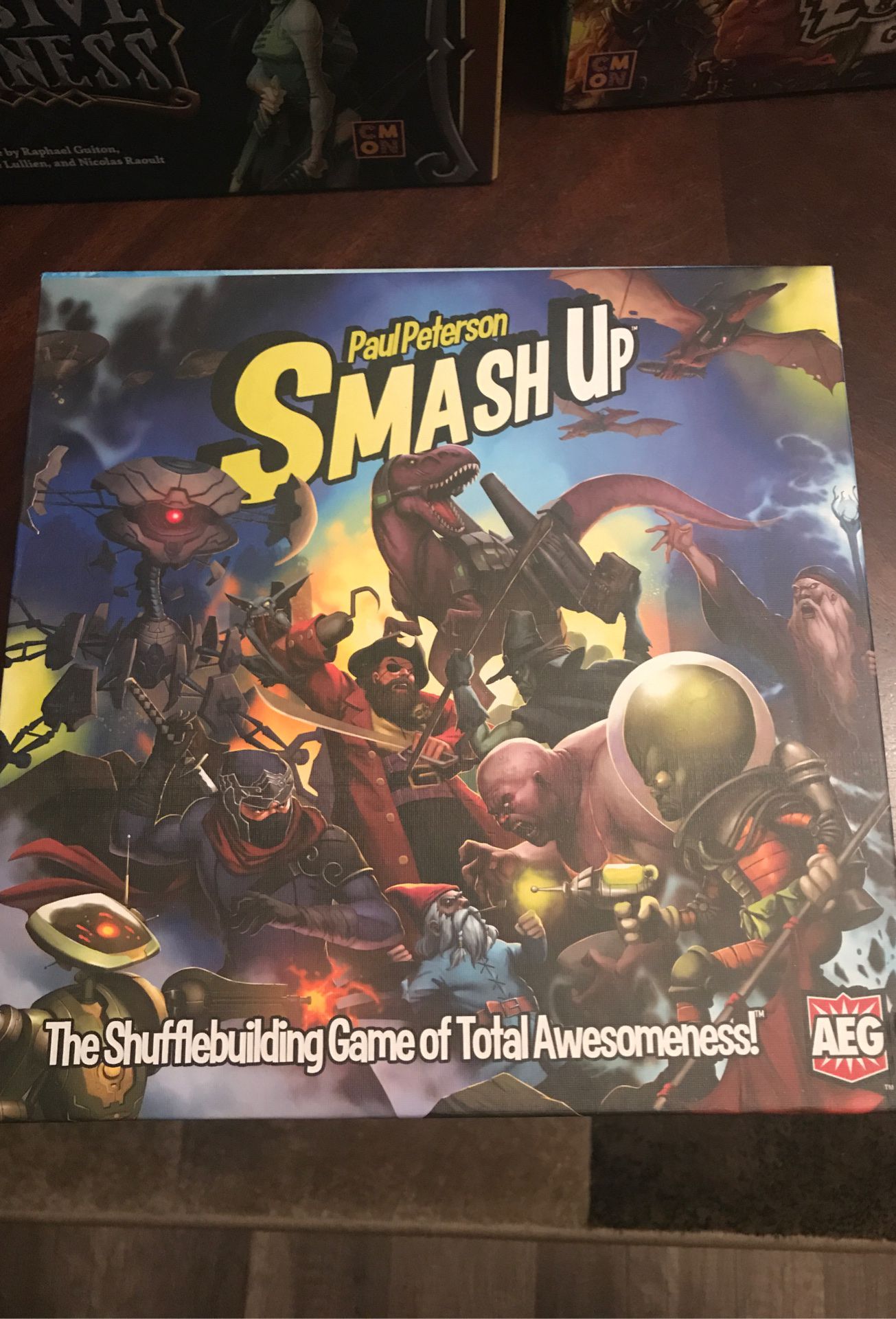Smash up board game/card game