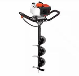 Gas Powered Earth Auger with 30" Drill Bit