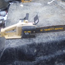 McCullugh Electric Chain Saw