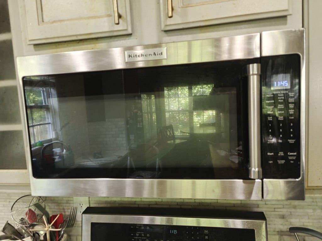 KitchenAid Stainless Steel Over The Range Microwave