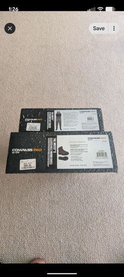 Flyfishing Compass 360 waders and boots