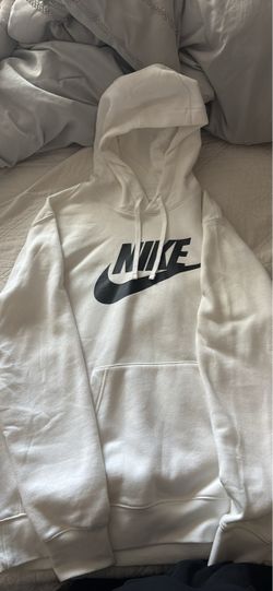 Nike Graphic Pullover Hoodie White