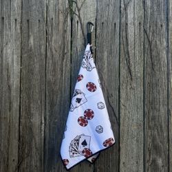 Poker Golf Magnet Towel