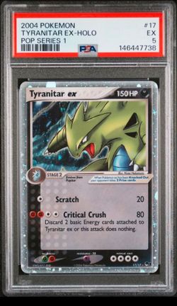 Pokémon Tyranitar 17/17 PSA 5