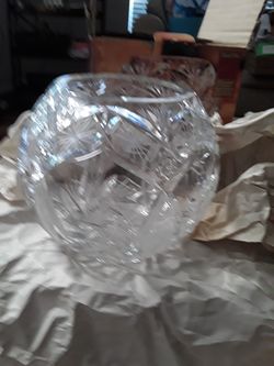 Crystal Rose Bowl