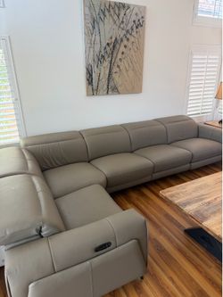 Leather Sectional