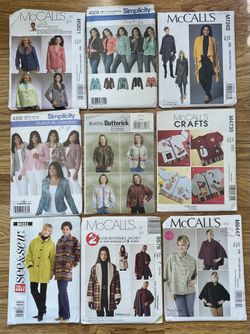 9 Sewing Patterns-Women's Jackets and Cardigans