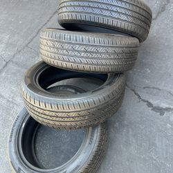 Set. Tires.  225. 55. 19. Laufen.