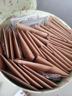 Bucket full of stickers!