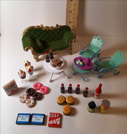 Miniature Doll House Furniture & Food- starting at $2.00