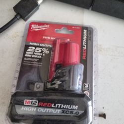 Milwaukee M12 5.0 Ah Battery