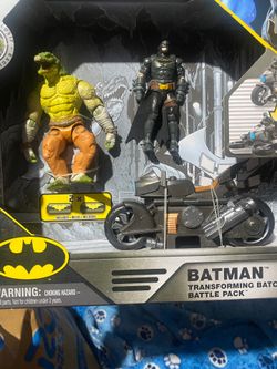 Batman batcycle battle pack
