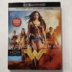 Wonder Woman 4K UHD Blu-ray Gal Gadot NEW 2017