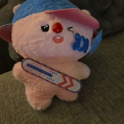 ZANMANG LOOPY  PINK BEAVER  COLLECTIBLE PLUSH