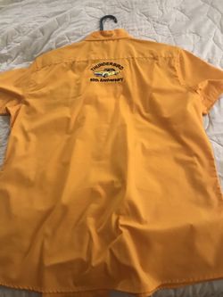 Thunderbird 50th anniversary shirt bright orange