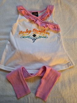 NEW! Baby Girl Harley Davidson " Set, Size 3-6 mo