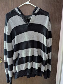 Men's Arbor Way Striped Hooded Sweater