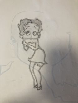 Betty Boop Drawing 