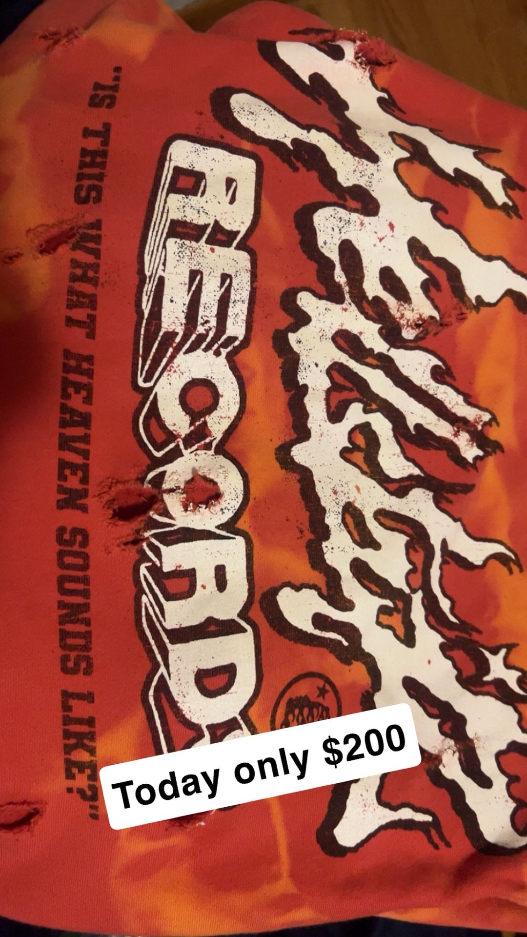Hell Star Hoodie Lava 