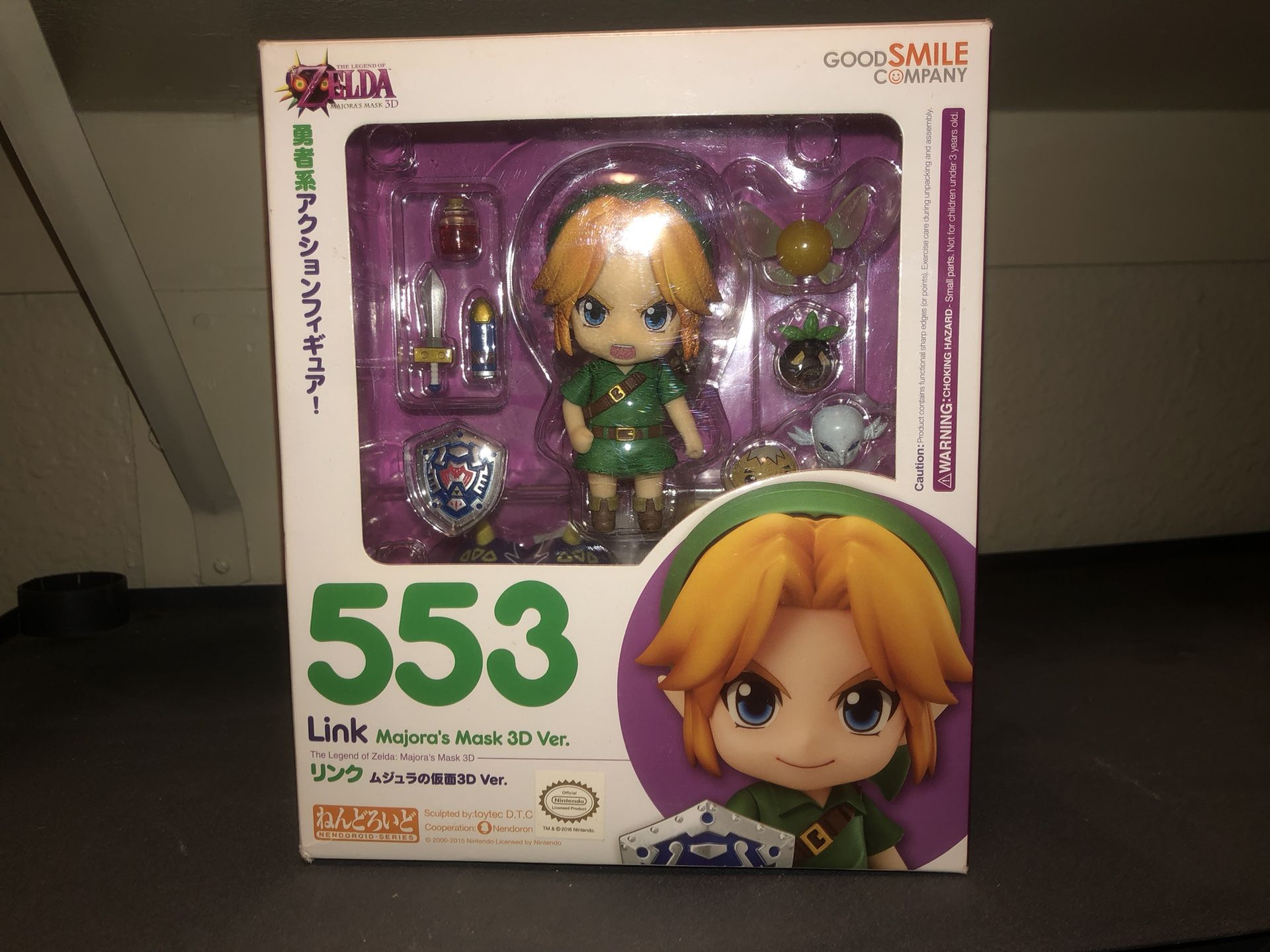 Nendoroid 553 Link Majoras Mask 3d Version Figure