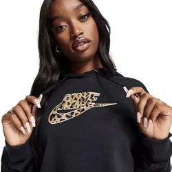 Nike Leopard Logo Sweatshirt 