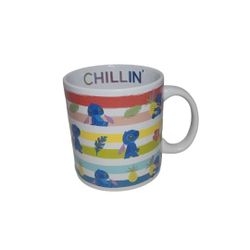 Disney Stitch Large 20 Fl oz Ceramic Mug Chillin Coffe / Tea Cup  New