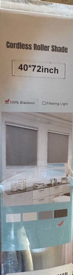 Cordless 100% black out roller shades