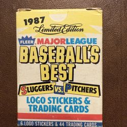 1987 Limited Edition Major League Baseball’s Best 44 Card Box Set