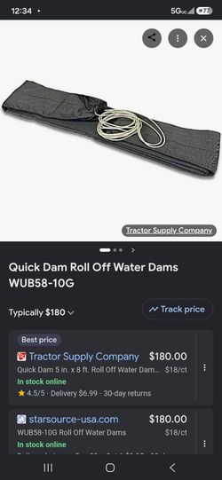 Quick Damp , roll of water dams 10pack
