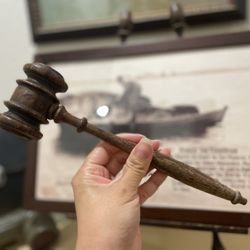 Vintage Wooden Gavel for Use and/or Home Decor 