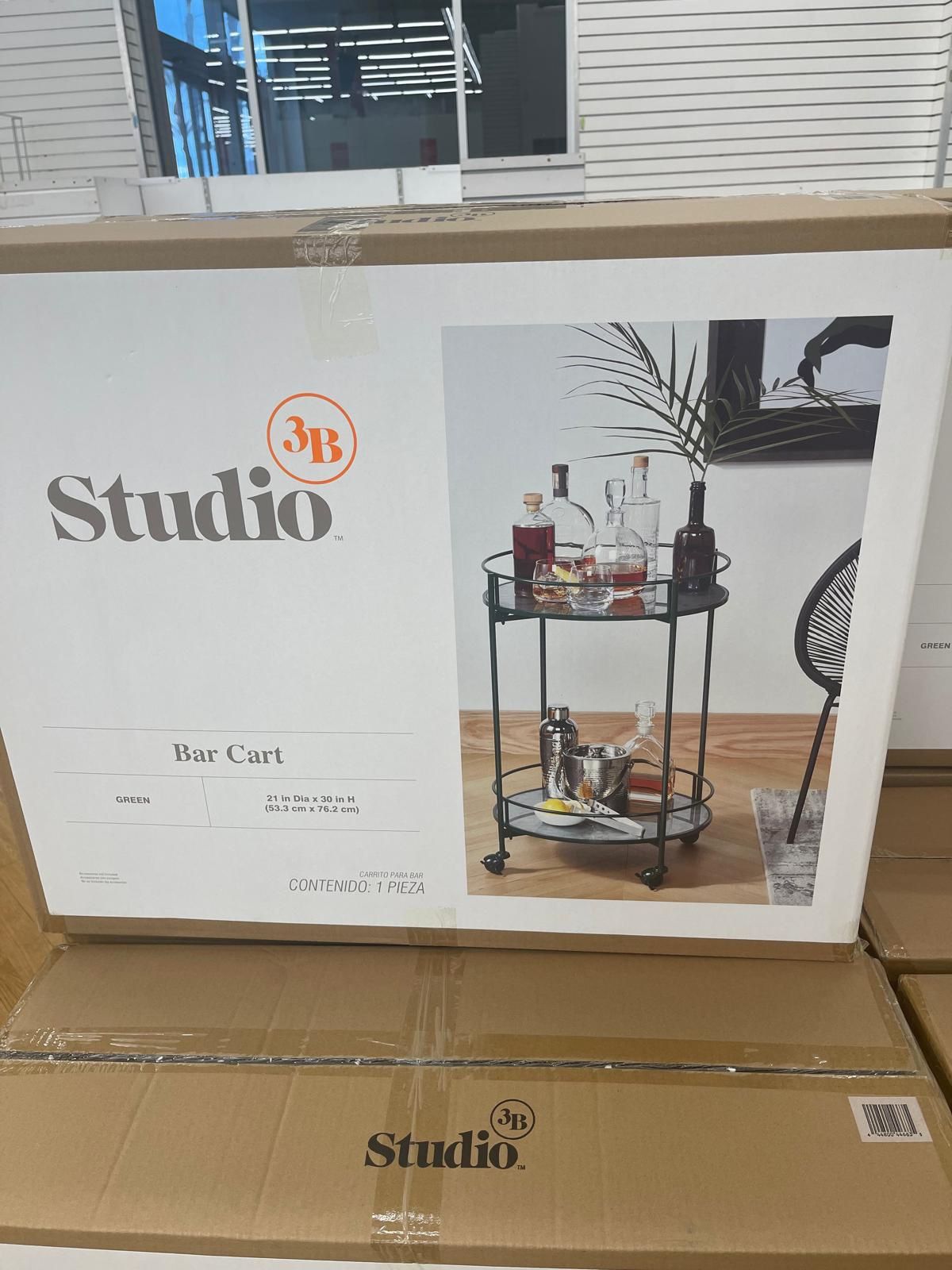 Roll Around Beverage Cart 