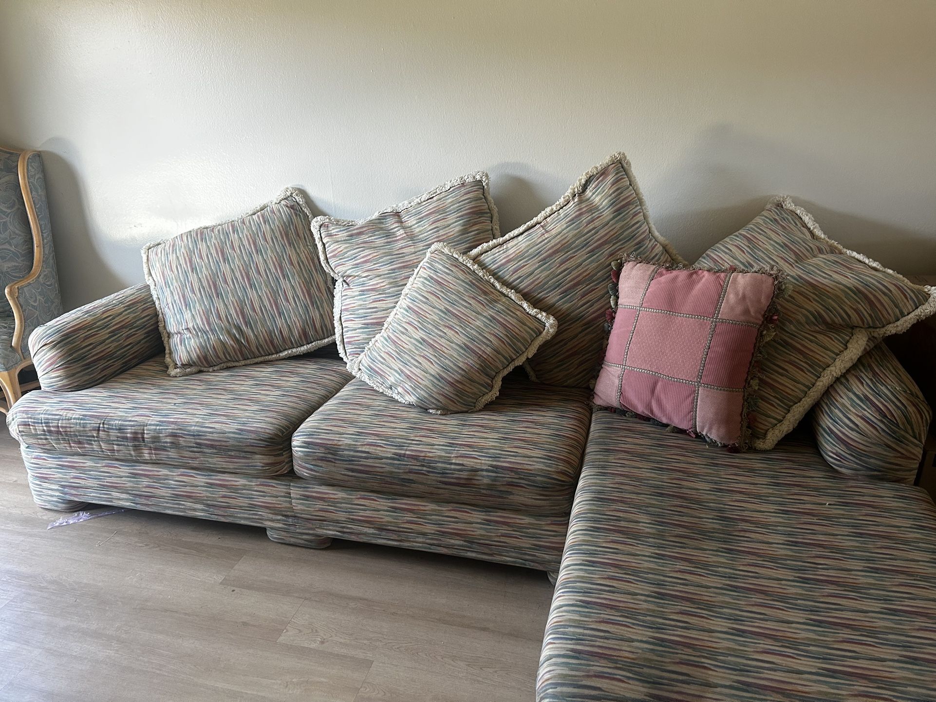 Large Couch With Chair