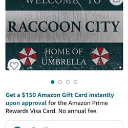 Resident Evil Decorative Tin Art 