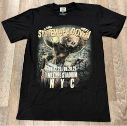 System Of A Down Korn Metlife Stadium NYC Tour Shirt Size Medium