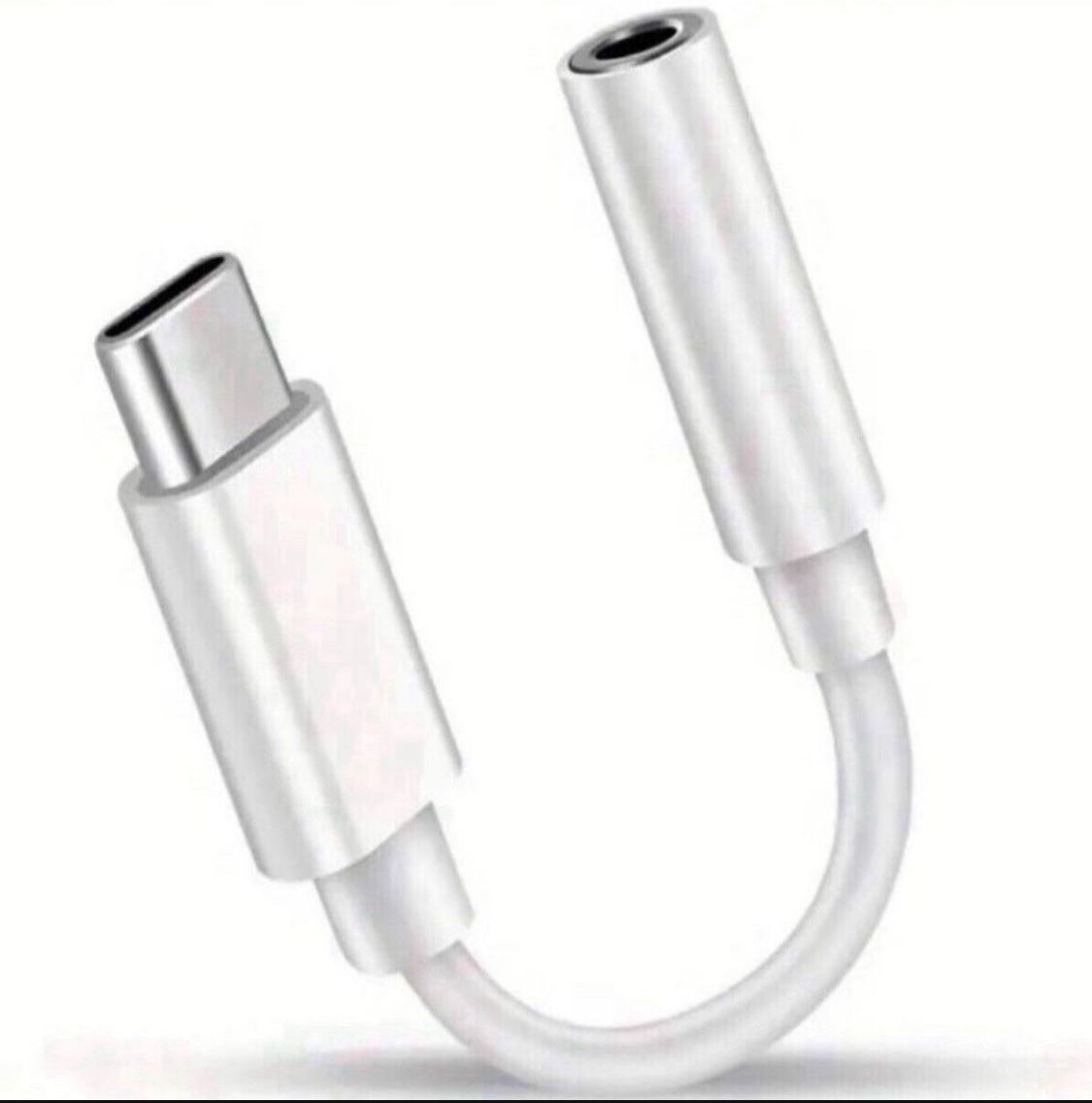 Type-C to 3.5mm Headphone Jack Adapter, 1pc Male to Female USB-C Audio Aux Cable Cord Converter, iPhone 15 16 / Android Phones Cellphones Devices Bra