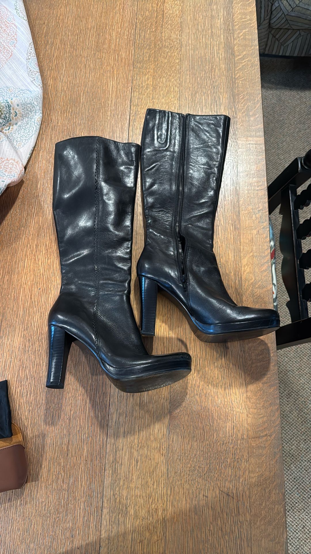 Charles David Leather Boots 8.5
