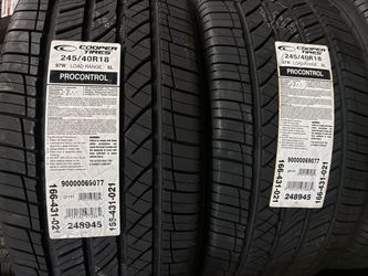 245/40R18 Cooper ProControl Tires